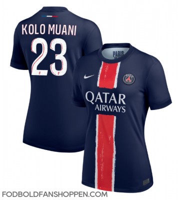 Paris Saint-Germain Randal Kolo Muani #23 Hjemmebanetrøje Dame 2024-25 Kortærmet